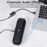 Звукова карта USB AUX jack, 2*TRRS (Mic + Ear) 1м Vention чорна (CDYBF) Звукова карта USB AUX jack, 2*TRRS (Mic + Ear) 1м Vention чорна (CDYBF)