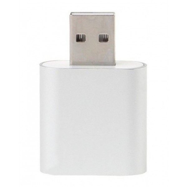 Звукова карта USB AUX jack, 2*TRS (Mic + Ear) Virtual 7.1 Channel, chip CZH-H077 (B00810)