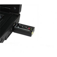 Звукова карта USB AUX jack, 2*TRS (Mic + Ear), Virtual 7.1 Channel, RTL (B00650)