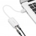 Звукова карта USB AUX jack, TRRS (Mic + Ear), ALC4042 15cm Ugreen Біла US205 (30143)