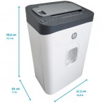 Знищувач документів HP OneShred Auto 200CC, A4, 80g х 13 листів, 4.3*12, 28 л., P-4 (2819)