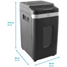 Знищувач документів HP Pro Shred Auto 400MC, A4, 80g х 10 л.,2*12, 53л., P-5 (2823)