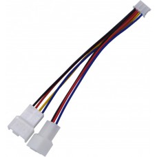 Кабель для підключення кулера 4pin-4pin/3pin 12см (S0244)