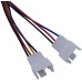 Кабель для підключення кулера 4pin-4pin/3pin 12см (S0244)