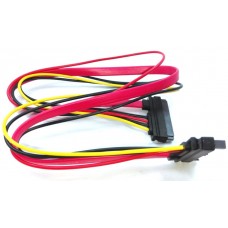 Кабель живлення (подовжувач) SATA 7+15pin M/F, 0.3м (S0703)