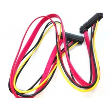 Кабель живлення (подовжувач) SATA 7+15pin M/F, 0.3м (S0703)