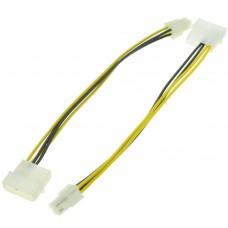 Кабель живлення для процесора Molex M - 4 pin F, 0.2м (S0719)