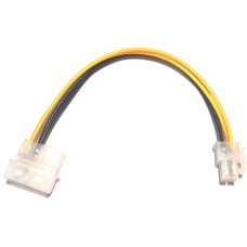 Кабель живлення для процесора Molex M - 4 pin F, 0.2м (S0719)