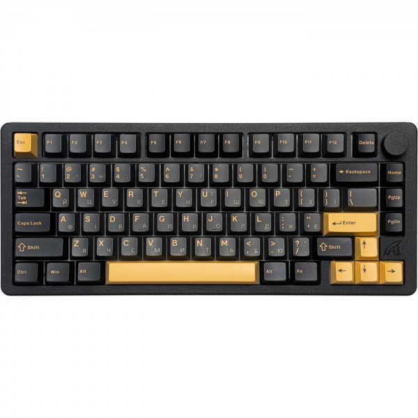 Клавіатура ігрова механічна Attack Shark X86 82кл. RGB, Wireless, Matcha Switch, Star Black (X86SB_AS)