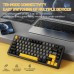 Клавіатура ігрова механічна Attack Shark X86 82кл. RGB, Wireless, Matcha Switch, Star Black (X86SB_AS)