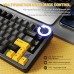 Клавіатура ігрова механічна Attack Shark X86 82кл. RGB, Wireless, Matcha Switch, Star Black (X86SB_AS)