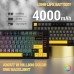 Клавіатура ігрова механічна Attack Shark X86 82кл. RGB, Wireless, Matcha Switch, Star Black (X86SB_AS)