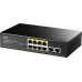 Комутатор Cudy FS1010PG, 8 портовий 10/100M PoE+ Switch with 2 Gigabit Uplink Ports 120W (FS1010PG)