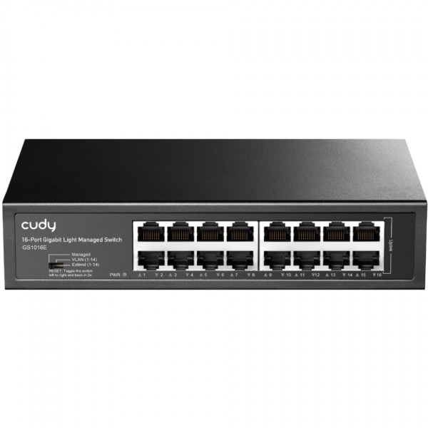 Комутатор Cudy GS1016E, 16-Port Gigabit Easy-Managed Switch (GS1016E)