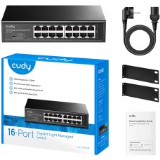Комутатор Cudy GS1016E, 16-Port Gigabit Easy-Managed Switch (GS1016E)
