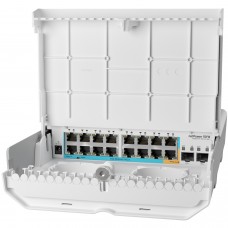 Комутатор Mikrotik CRS318-1Fi-15Fr-2S-OUT, 16х10/100 Ethernet ports, 2хSFP ports (CRS318-1Fi-15Fr-2S-OUT)