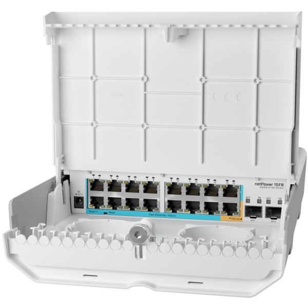 Комутатор Mikrotik CRS318-1Fi-15Fr-2S-OUT, 16х10/100 Ethernet ports, 2хSFP ports (CRS318-1Fi-15Fr-2S-OUT)