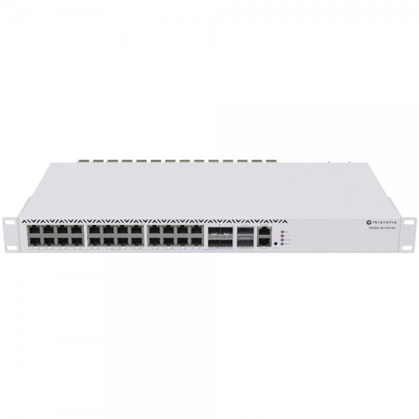 Комутатор Mikrotik CRS326-4C+20G+2Q+RM, 1x10/100 , 20x2.5G, 4xCombo 10G Ethernet/SFP+, 2x40G QSFP+, (CRS326-4C+20G+2Q+RM)