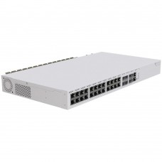 Комутатор Mikrotik CRS326-4C+20G+2Q+RM, 1x10/100 , 20x2.5G, 4xCombo 10G Ethernet/SFP+, 2x40G QSFP+, (CRS326-4C+20G+2Q+RM)
