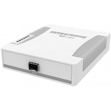 Комутатор Mikrotik RB260GS, 5 Gigabit ports and SFP cage, SwOS, plastic case, PSU (CSS106-5G-1S)