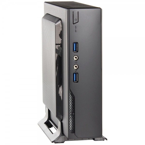 Корпус Casecom M300-2U3 90W 2xUSB3.0 mini-ITX, VESA, Black (M300-90)