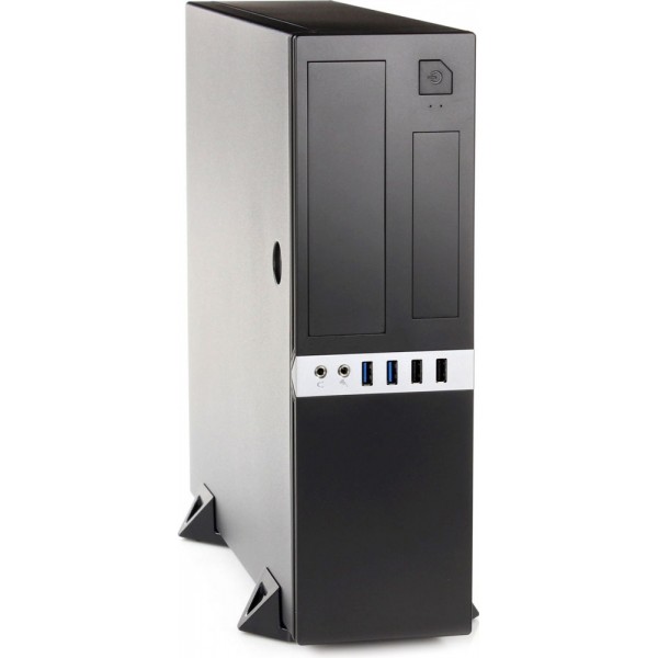 Корпус Casecom S-503 450W-80mm 2xUSB3.0+2xUSB2.0 SFF mATX, Black (S-503-450)