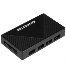 Корпус Chieftec APEX GA-01B-TG-OP 4x120mm A-RGB, USB-C, E-ATX, без БЖ, Black (GA-01B-TG-OP)