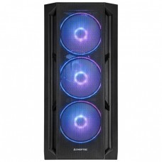 Корпус Chieftec APEX LUMO GA-01B-L-OP 4x140mm A-RGB, USB-C, E-ATX, без БЖ, Black (GA-01B-L-OP)
