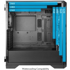 Корпус Chieftec APEX LUMO GA-01B-L-OP 4x140mm A-RGB, USB-C, E-ATX, без БЖ, Black (GA-01B-L-OP)