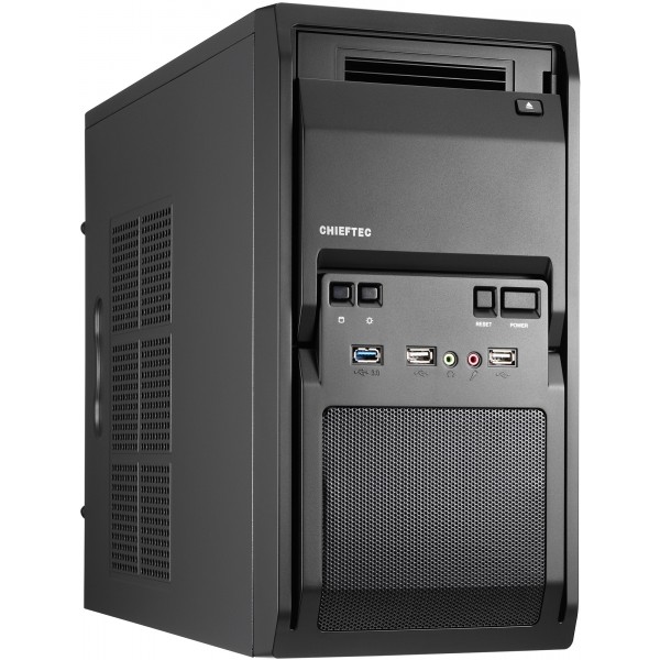 Корпус Chieftec LIBRA LT-01B-OP mATX, без БЖ, Black (LT-01B-OP)