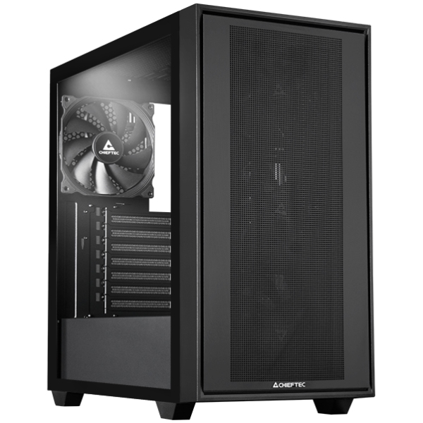 Корпус Chieftec NIGHT HUNTER 3 GS-03B-BLK-OP 4x140mm PWM, USB-C, E-ATX, без БЖ, Black (GS-03B-BLK-OP)