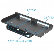 Корпус Chieftec PRO CUBE MINI CN-01B-OP miniITX, без БЖ, Black (CN-01B-OP)