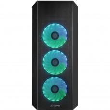 Корпус Chieftec SCORPION 4 GL-04B-UC-OP 4x120mm A-RGB, USB-C, ATX, без БЖ, Black (GL-04B-UC-OP)