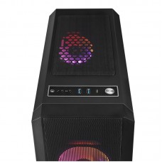 Корпус Chieftec SCORPION 4 GL-04B-UC-OP 4x120mm A-RGB, USB-C, ATX, без БЖ, Black (GL-04B-UC-OP)