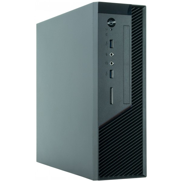 Корпус Chieftec UNI BU-12B miniITX, БЖ 300W, SLIM FF (BU-12B-300)