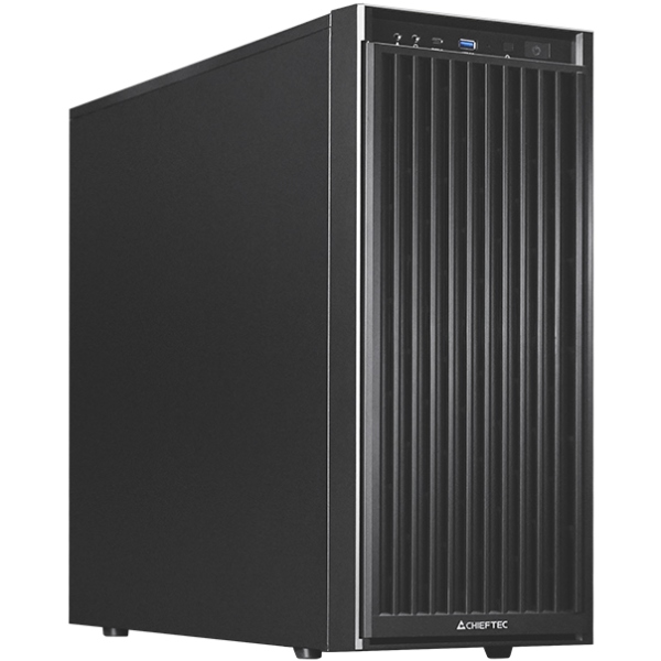 Корпус Chieftec UNI BW-01B-OP, без БЖ, 1x USB Type C, 1 x USB3.0, ATX, Black (BW-01B-OP)