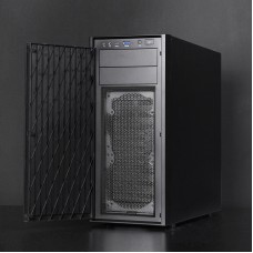 Корпус Chieftec UNI BW-01B-OP, без БЖ, 1x USB Type C, 1 x USB3.0, ATX, Black (BW-01B-OP)