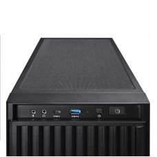 Корпус Chieftec UNI BW-01B-OP, без БЖ, 1x USB Type C, 1 x USB3.0, ATX, Black (BW-01B-OP)