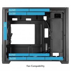 Корпус Chieftec UNI BX-10B-M-OP mATX, без БЖ, Black (BX-10B-M-OP)