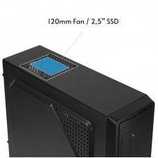 Корпус Chieftec UNI UC-03B-OP, без БЖ, ATX, Black (UC-03B-OP)