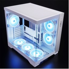 Корпус Chieftec VISIO GM-30W-TG-OP ATX, без БЖ, White (GM-30W-TG-OP)