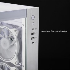 Корпус Chieftec VISIO GM-30W-TG-OP ATX, без БЖ, White (GM-30W-TG-OP)