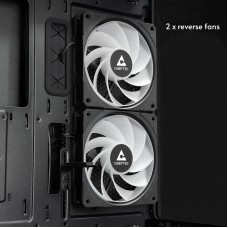 Корпус Chieftec VISTA GT-01B-OP 3x120mm A-RGB, ATX, без БЖ, Black (GT-01B-OP)