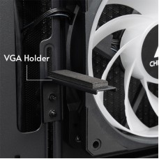 Корпус Chieftec VISTA GT-01B-OP 3x120mm A-RGB, ATX, без БЖ, Black (GT-01B-OP)