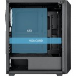 Корпус FSP CMT218AB без БЖ ATX Black (CMT218AB)