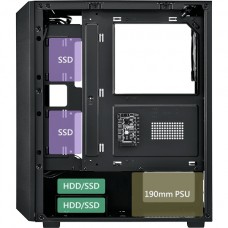 Корпус FSP CMT218AB без БЖ ATX Black (CMT218AB)