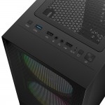 Корпус LogicConcept ARYA MESH+GLASS ARGB fans 2x140mm+1x120mm BLACK без БЖ ATX (AT-ARYA-10-000000-0002)