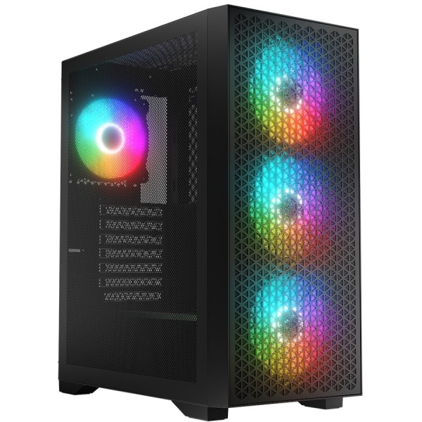 Корпус LogicConcept DART PRO ARGB MIDI BLACK MESH fans 4x120mm без БЖ ATX (AT-DART-PRO-ARGB-10)