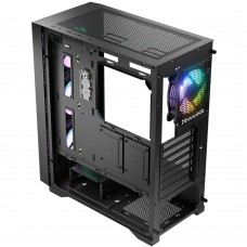 Корпус LogicConcept DART PRO ARGB MIDI BLACK MESH fans 4x120mm без БЖ ATX (AT-DART-PRO-ARGB-10)