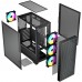 Корпус LogicConcept DART PRO ARGB MIDI BLACK MESH fans 4x120mm без БЖ ATX (AT-DART-PRO-ARGB-10)